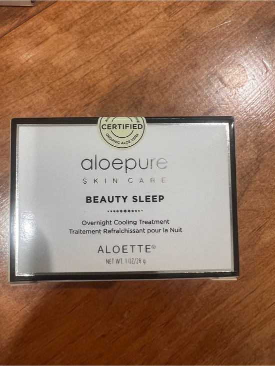 Aloette Other - Aloette Aloepure Beauty Sleep Overnight Cooling Mask — White Jar